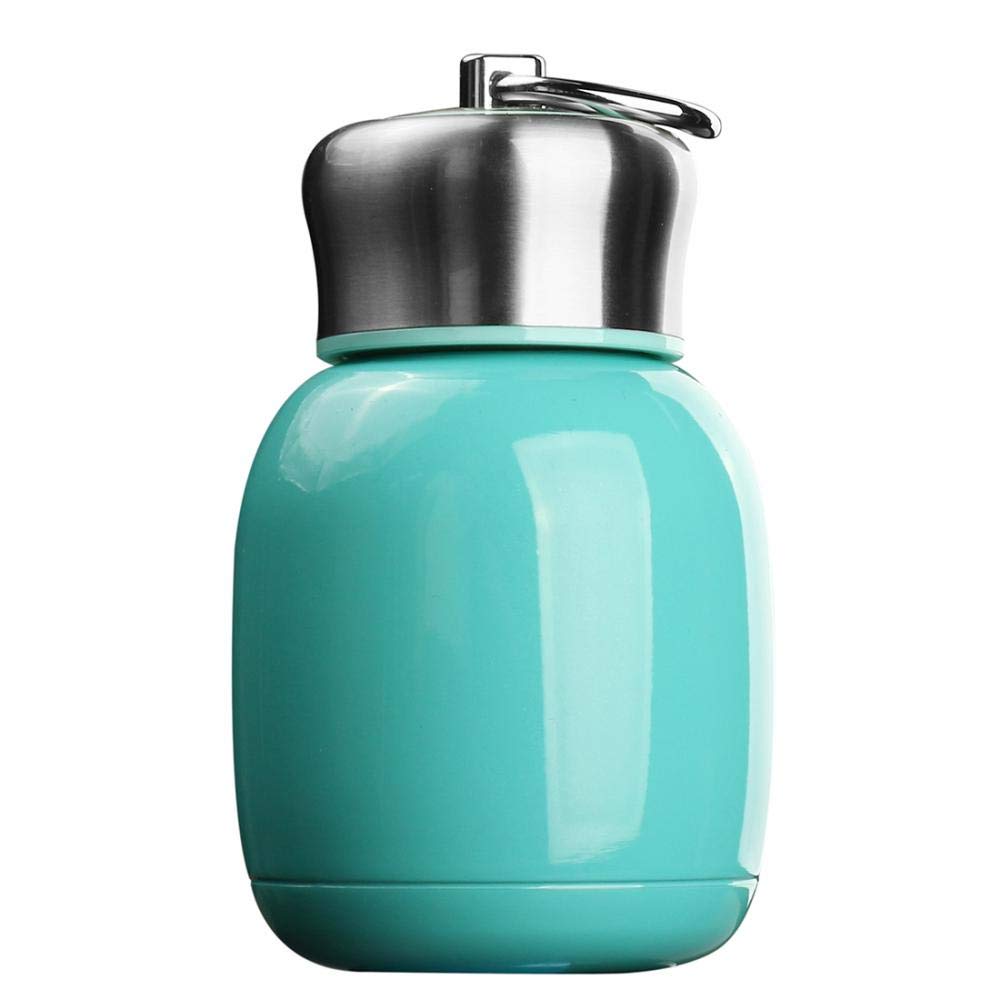 XUDREZ Mini Vacuum Insulated Water Bottle, Portable Small Leak Proof Sport Water Thermo, Stainless Steel Water Bottle for Women Girls Kids Unisex (Teal)