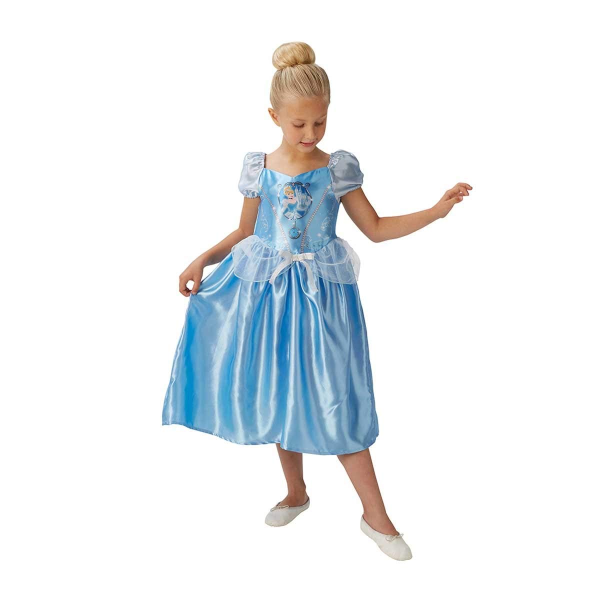 Rubie's Girl's Official Disney Princess Fairy tale Cinderella Costume, Blue, Large, 620537L