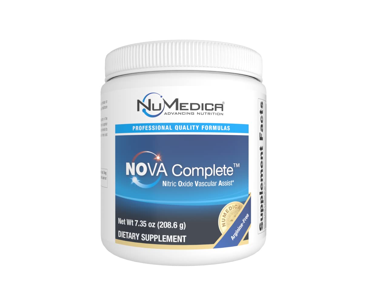 NuMedicaNOVA (Nitric Oxide Vascular Assist) Complete - 7.69 oz (218.04 Grams) - Natural Black Cherry Falvor. Boosts Nitric Oxide Production for Enhanced Circulation in Men & Women.