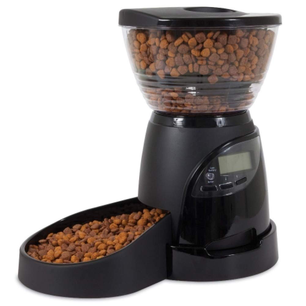 PETMATE ASPEN PET AUTOMATIC LEBISTRO FEEDER 18 CUP / 5LB BLACK