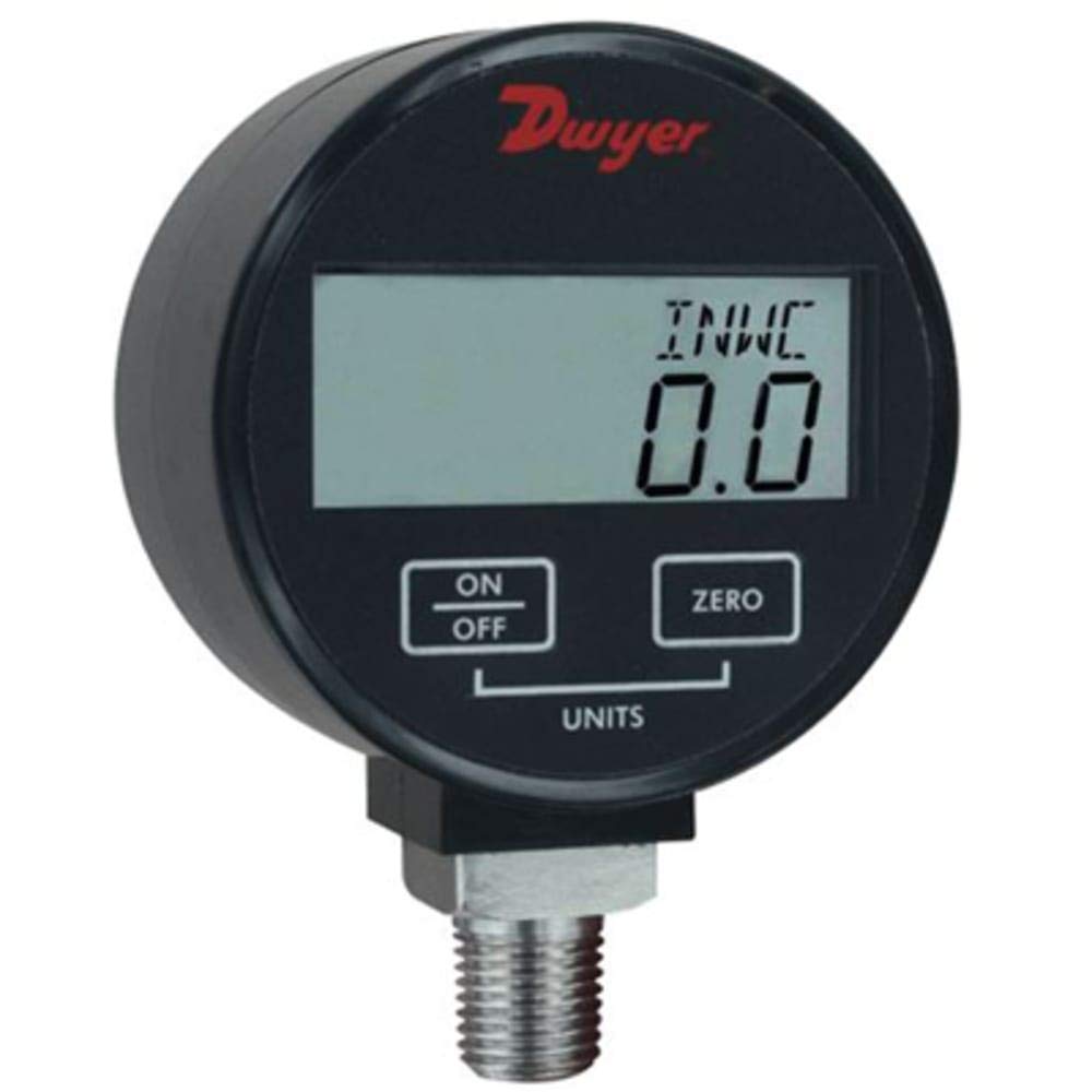 Pressure Gauge; Digital; 0 to 500 psi Range; /-1% Accuracy; for Liquids/Gases