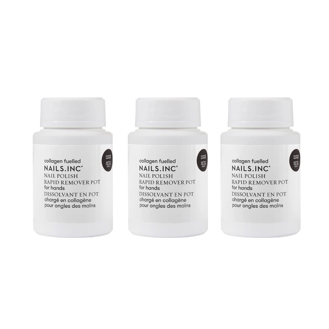 Nails.INC Nail Polish Remover Pot Trio (Worth Value £24)