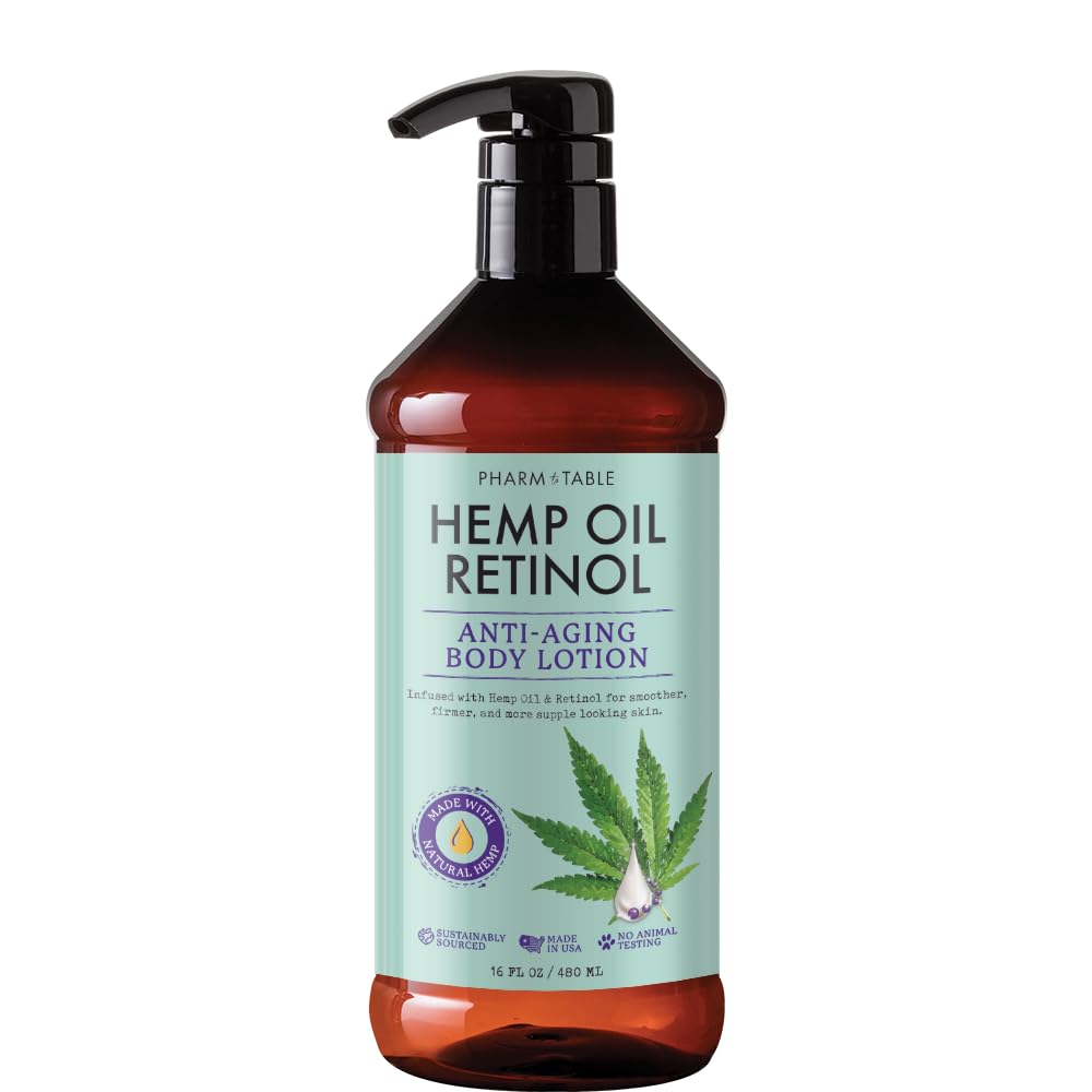 Hemp Oil Retinol Anti Aging Body Lotion 480ml