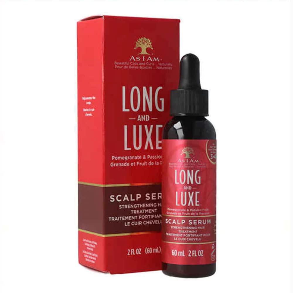 As I Am Long and Luxe Scalp Serum 60ml/2oz, clear