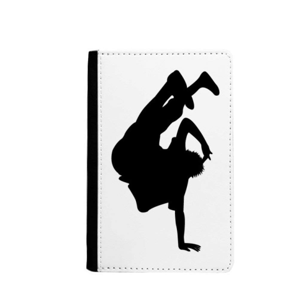 beatChong Hip Pop Handstand Performance Dancer Passport Holder Travel Wallet Cover Case Card Purse