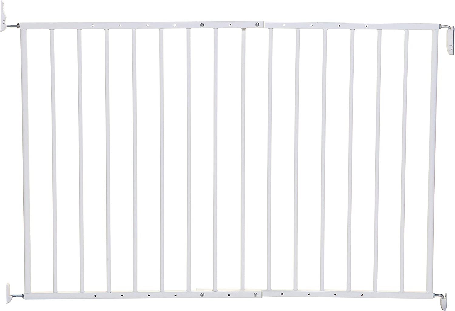 Dreambaby Arizona Extenda Baby Safety Gate - Hardware Mounted Gate - Adjustable Width from 68-112cm & 68cm in Height - Swings Open from both Direction - White - Model F2164