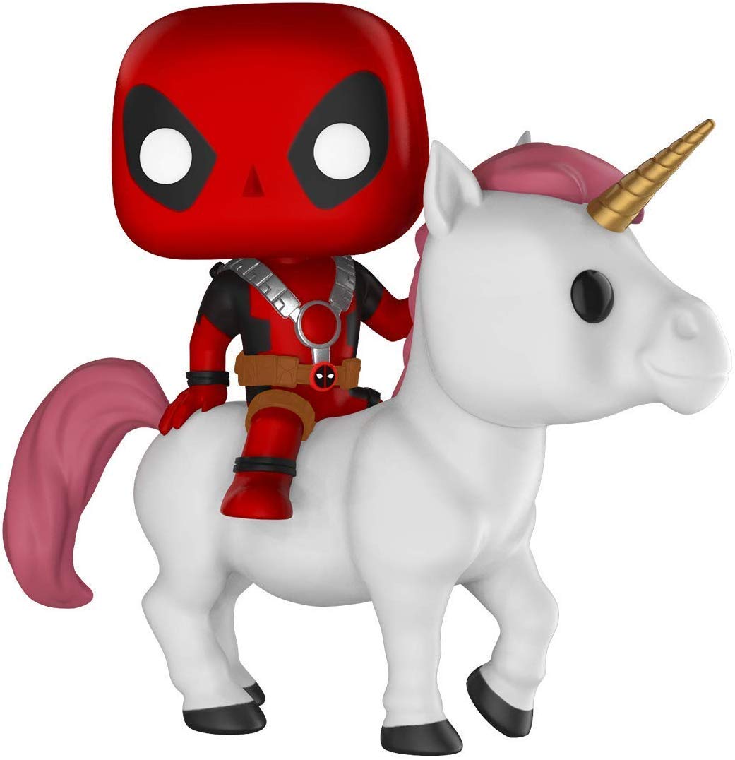 NEW! FUNKO POP! RIDES #36 Excusive Marvel Collectors Corps Deadpool On Unicorn