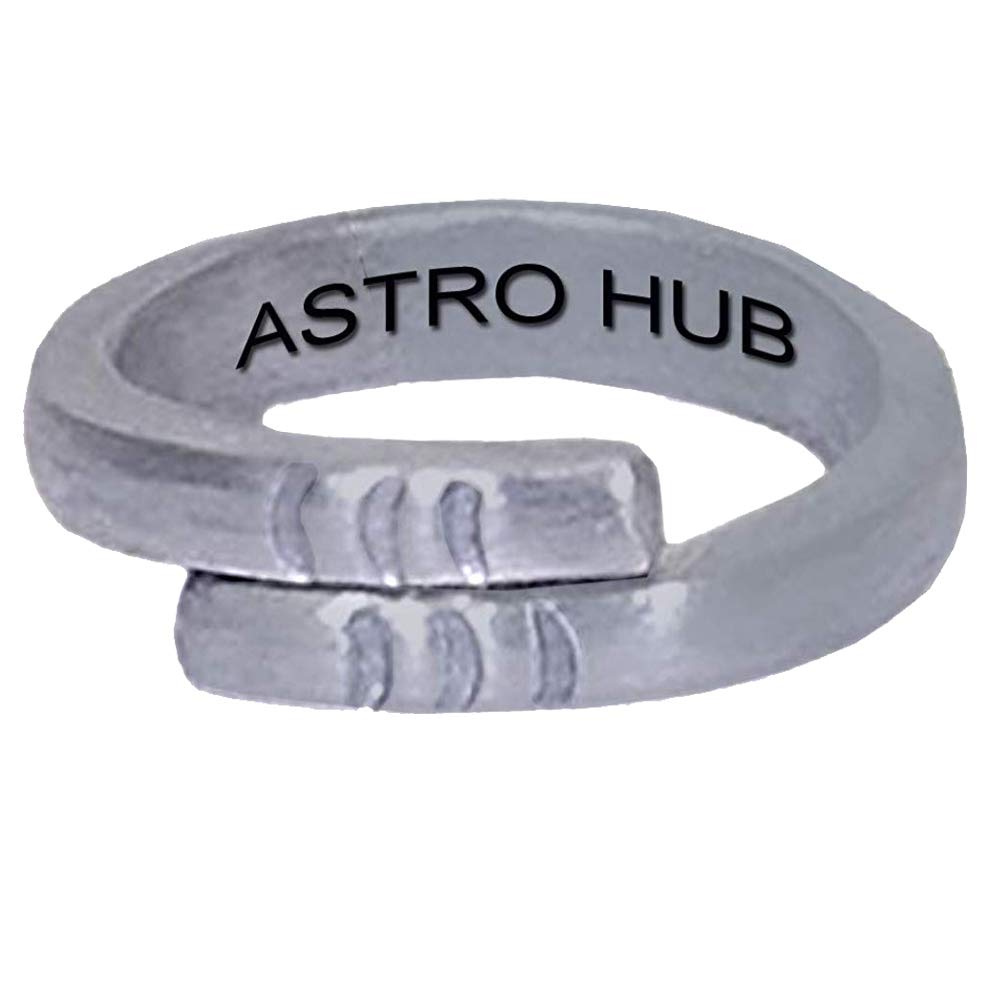 THE ASTRO HUBSilver Ranga Ring for Men