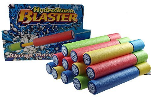 Set Of 12 Foam Water Pistol HYDRO STORM Blaster Shooter Pump