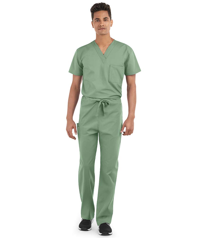 Strictly Scrubs Unisex Classic Scrub Set (XS-3X, 14 Colors) - Includes 1 Pocket Top and Pant