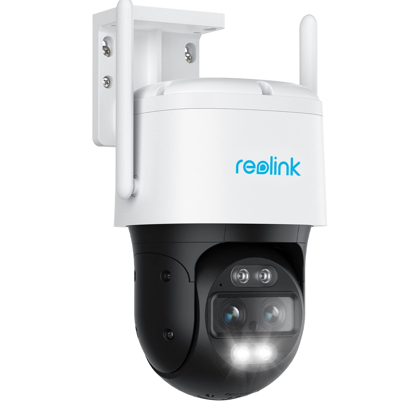 Reolink 4K PTZ Security Camera Outdoor WiFi Dual Lens 8MP, Auto Tracking, 2.4/5 GHz Dual-Band WiFi, Human/Vehicle/Animal Detection, 6X Hybrid Zoom, Color Night Vision, Two-Way Audio, TrackMix WiFi