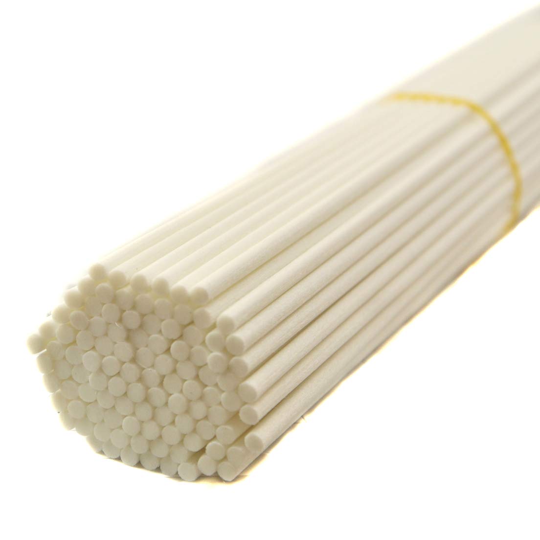 Ougual 100 Pieces Fiber Reed Diffuser Replacement Refill Sticks (10" x 3mm, White)