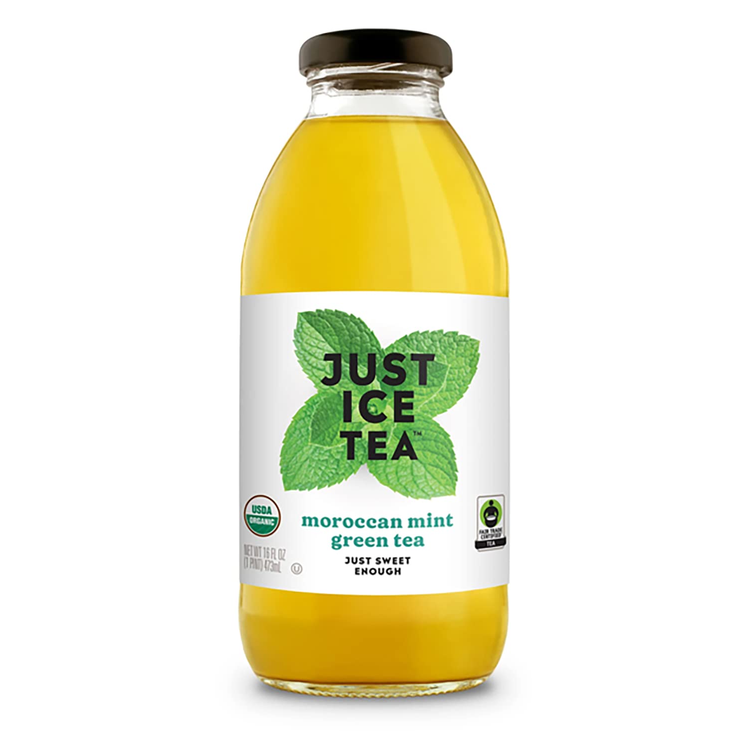 Just Ice TeaOrganic Moroccan Mint Green Tea, 16 FZ