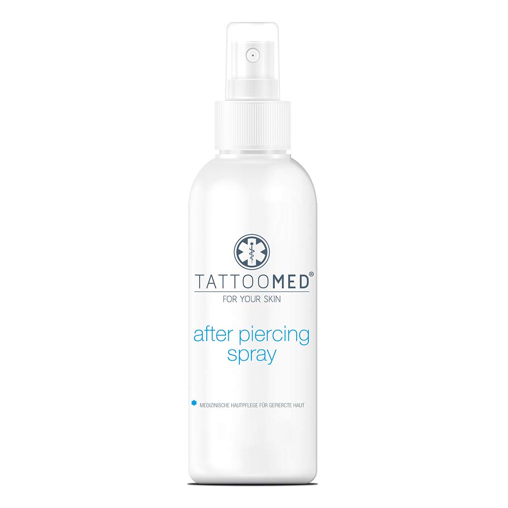 TattooMed Skin Care - After Piercing Spray, Skin and Jewelry Cleansing and Care - 75 ml