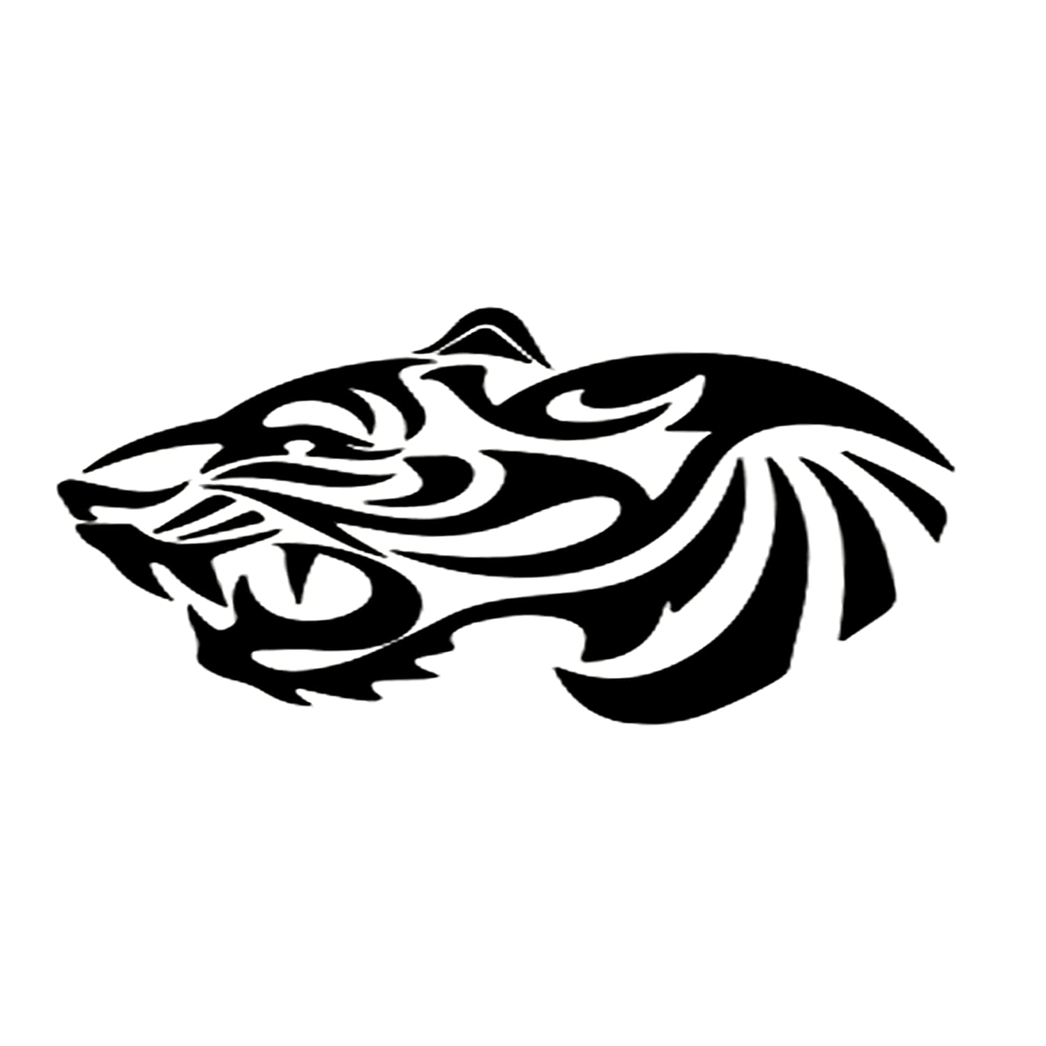 Simply Inked Tribal semi Permanent Tattoo Designs, Designer Semi Permanent Tattoo for Girls, Boys, Men, Women (Tribal Tiger)