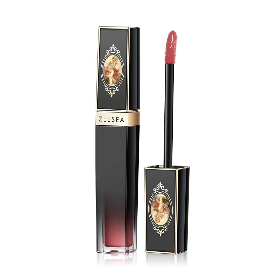 zeeseaVintage Art Collection Liquid Lip Gloss - Long-lasting, High-Shine Finish | (727 Cranberry Juice, 5ml)