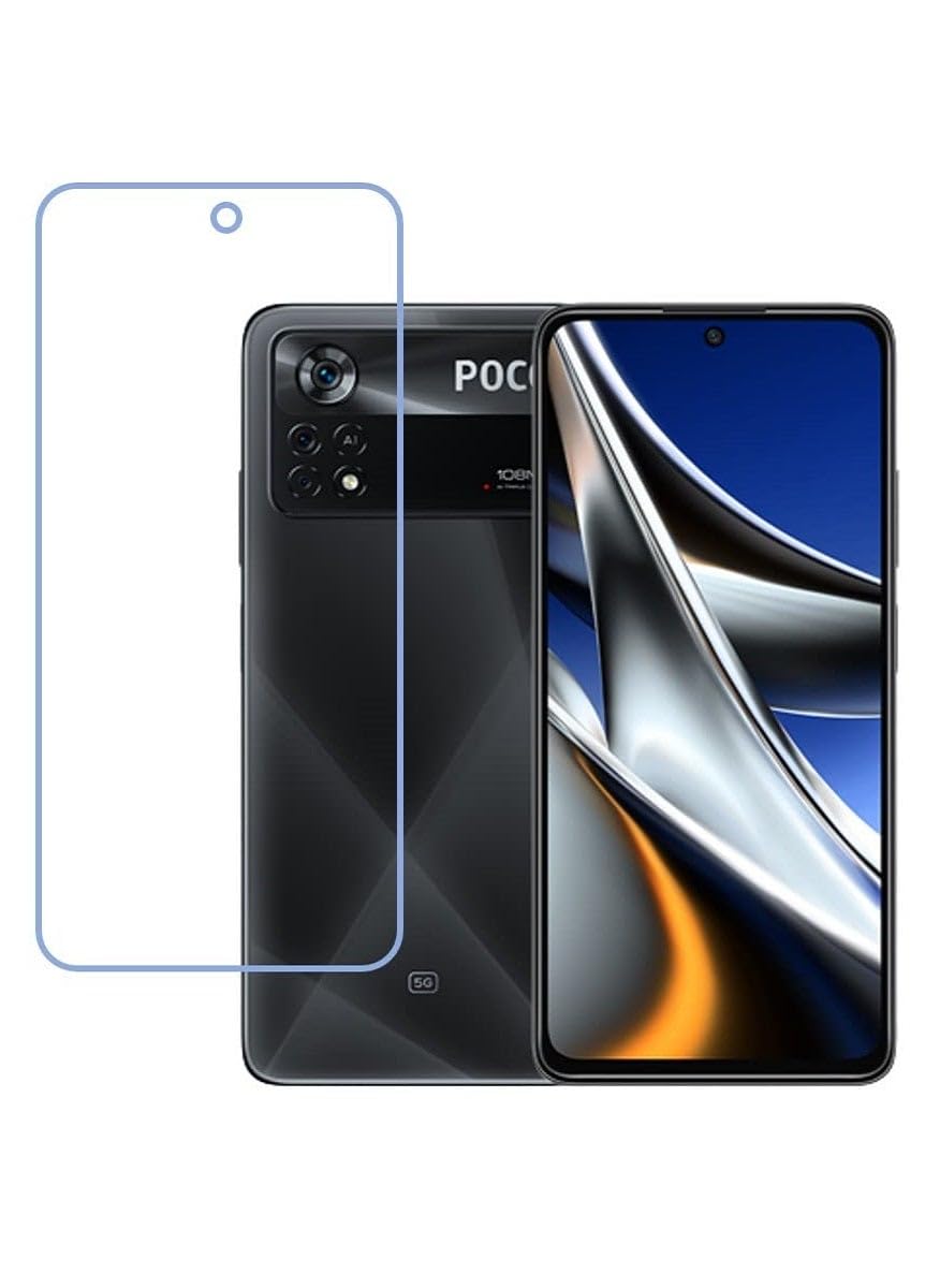 Super Glass Tempered Screen Protector Clear Designed For Xiaomi Poco X4 Pro Full Screen Coverage And Bubble Free Tg-Csp603