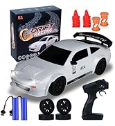 iBlivers Mini RC Drift Car with Full Proportional Throttle, 1:24 Remote Control Car 4WD Drift GT-...