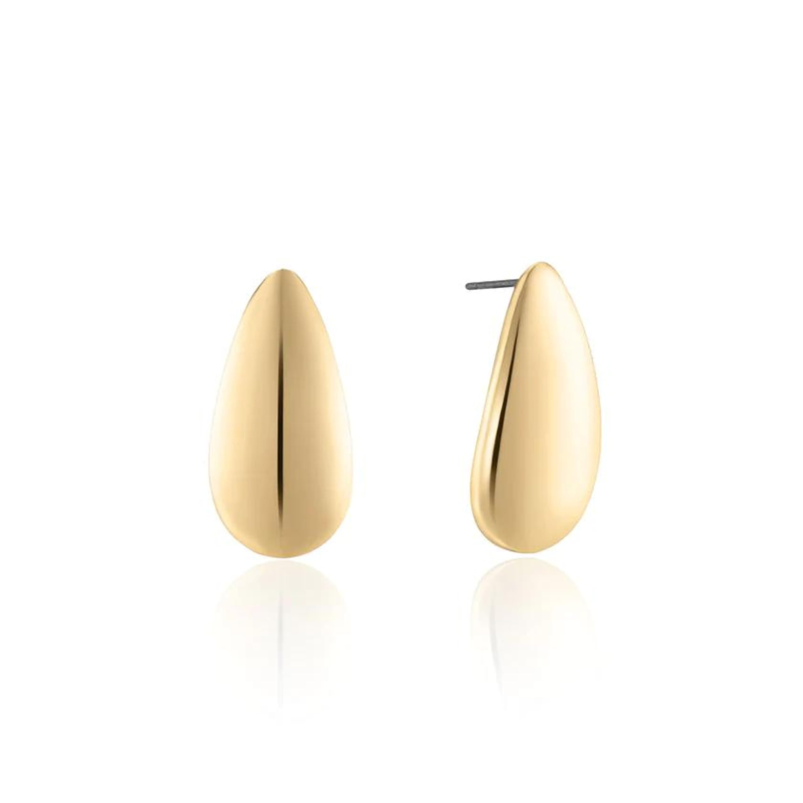 EttikaGold Earrings For Women. Stud Earrings. Golden Teardrop,18k Gold Plated Earrings. Womens Jewelry, Christmas Gifts For Women