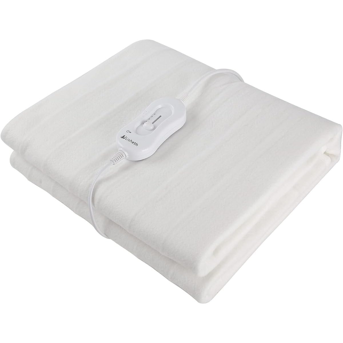 HIGH LIVING Electric Heated Blanket with 3 Heat Settings, Superior Comfort Polyester Material, Detachable Controller and Over-Heat Protection ((Double 120 x 135 cm))