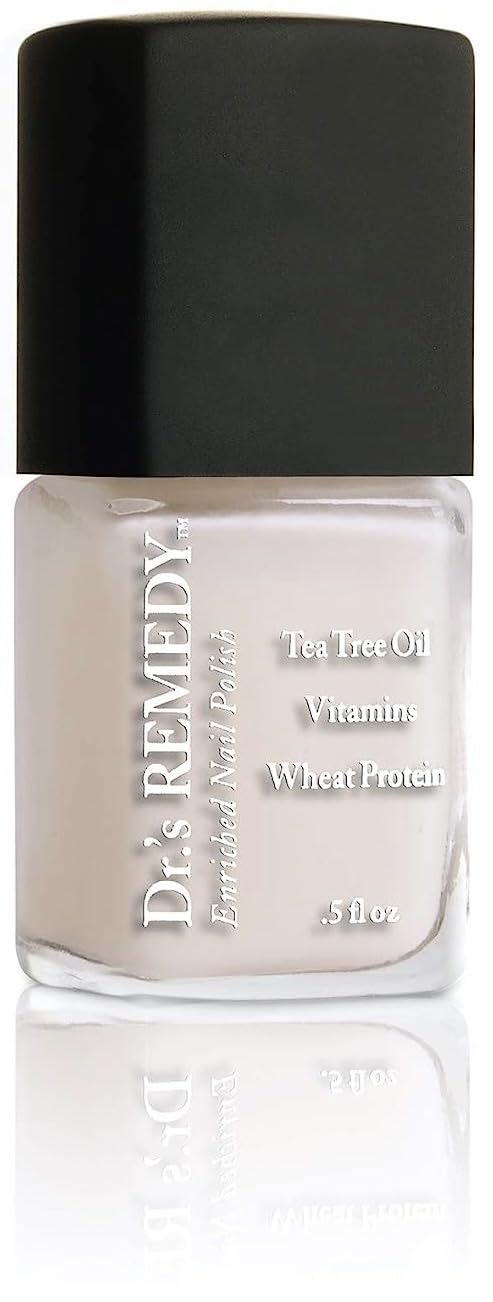 Dr.'s Remedy Dr’s Nail Polish, All Natural Enriched Nail Strengthener Non Toxic and Organic - LOYAL Linen