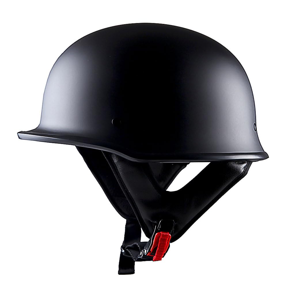 1StormNovelty Motorcycle Helmet Open Half Face German Style DOT Approved: HKY602