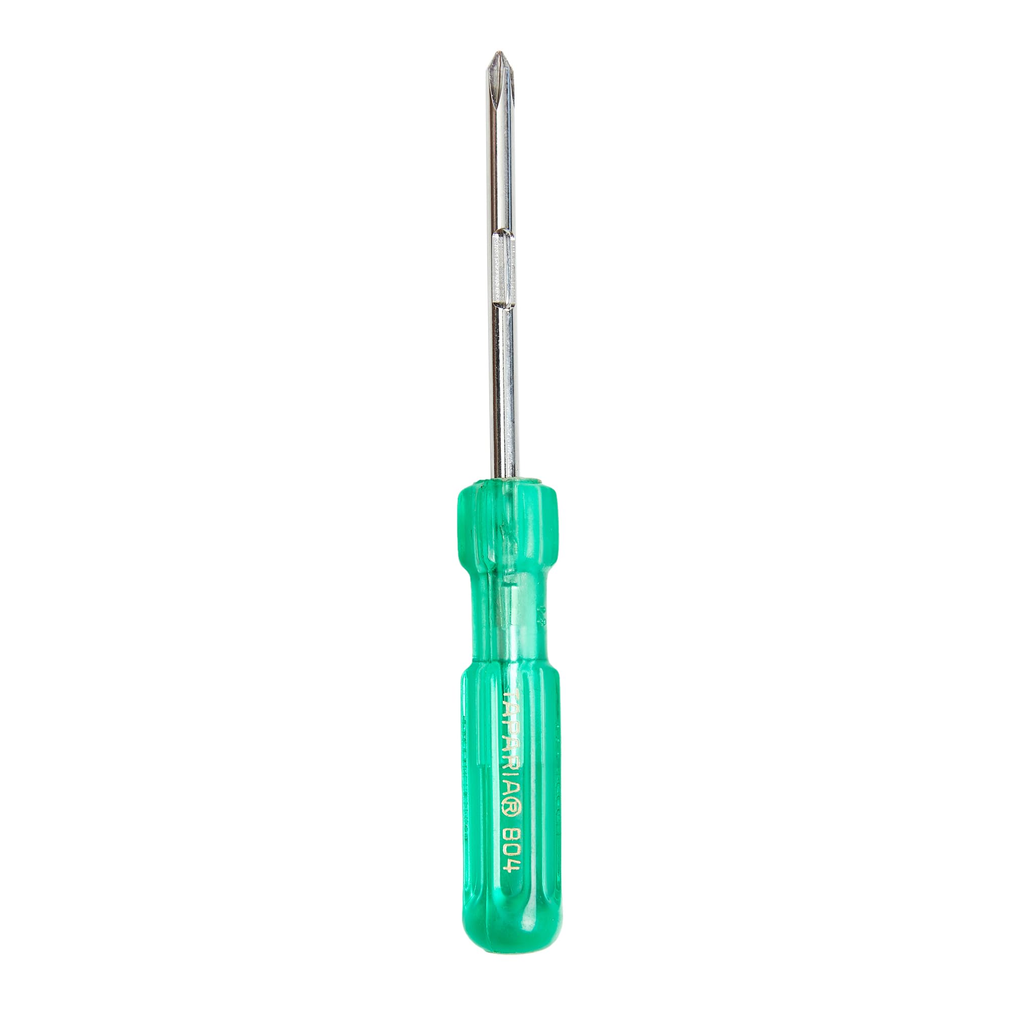 Taparia 804 Steel Two In One Screw Driver (Green And Silver), 1 pc