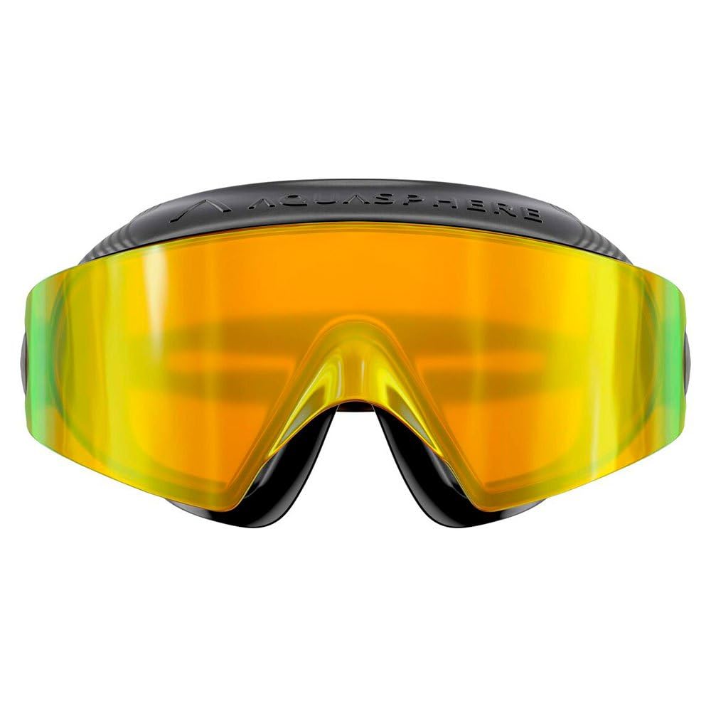 AquasphereDefy Ultra Swim Mask Black Mirrored Lens