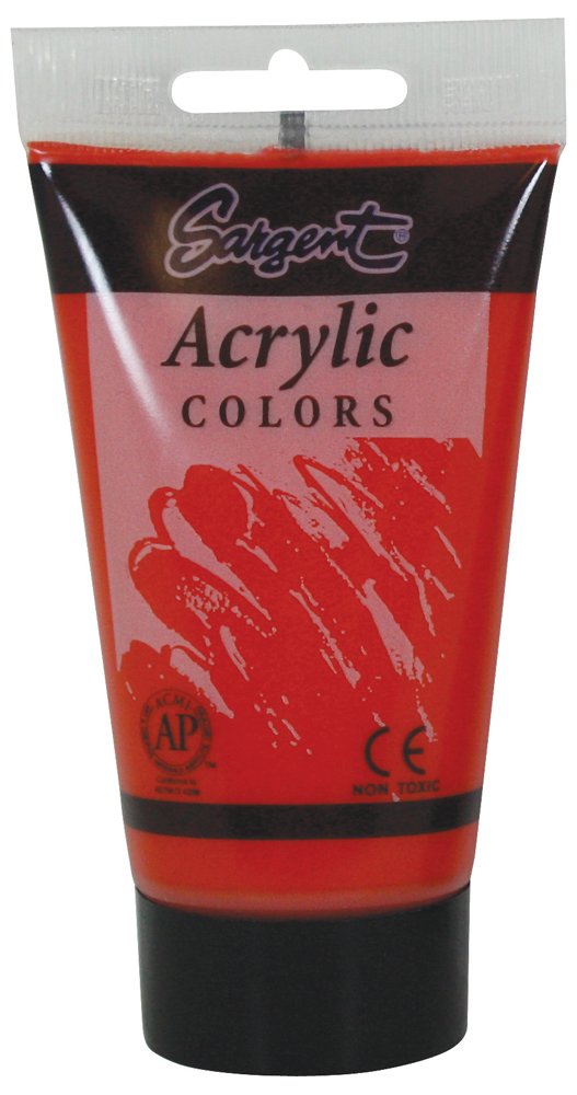 Sargent Art 23-0236 75Ml Tube Acrylic Paint, Scarlet Lake