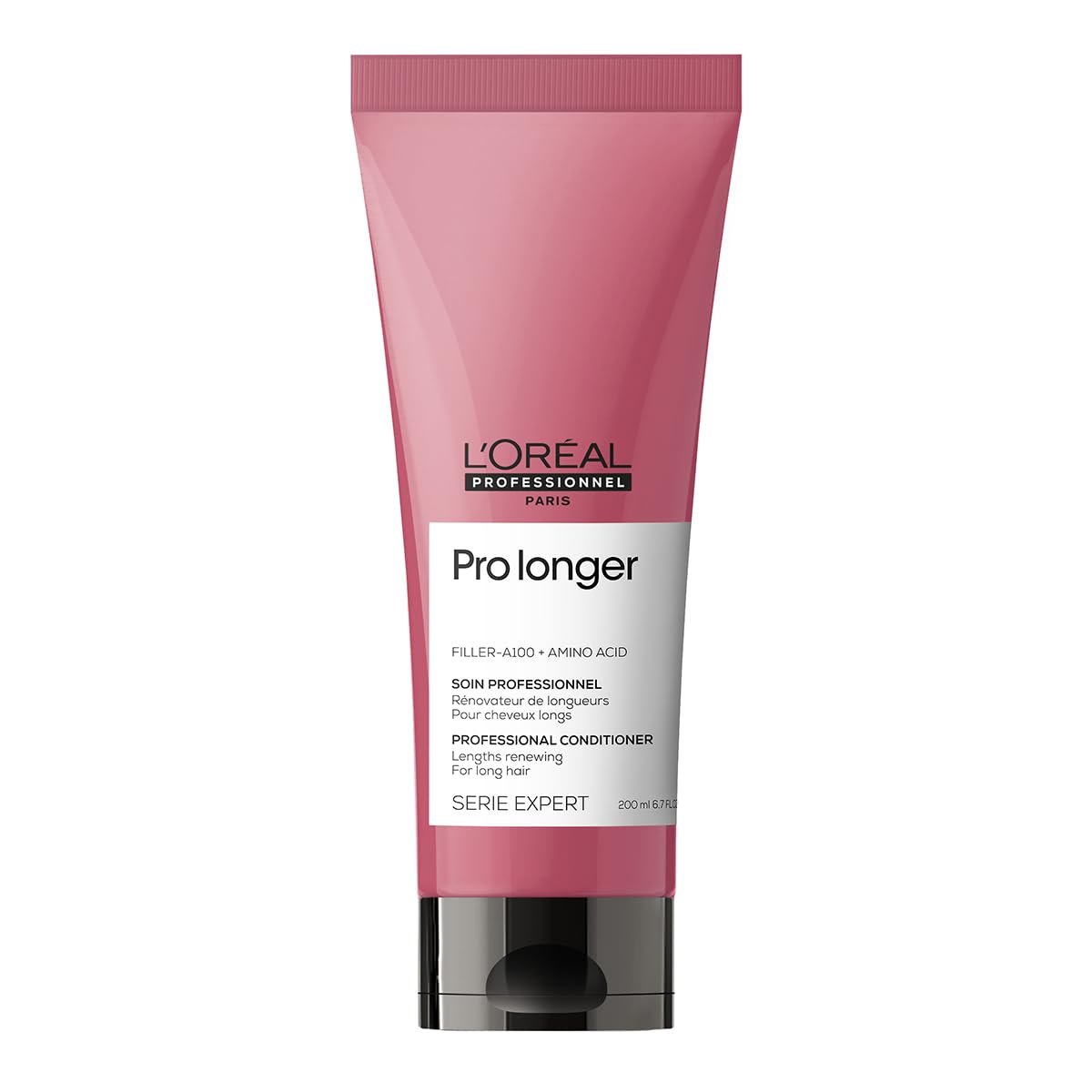 L’Oréal Professionnel | Pro Longer Conditioner | Reduces Breakage & Appearance of Split Ends | With Filler-A100 and Amino Acid | For Long Hair with Thinned Ends | SERIE EXPERT | 200 ml