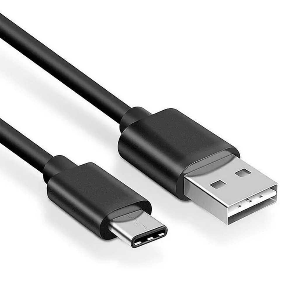 Synergy Digital Camera USB Cable, Compatible with Sony ZV-E10 Digital Camera, 3 Ft. Type-C to USB-A Black Data USB Cable