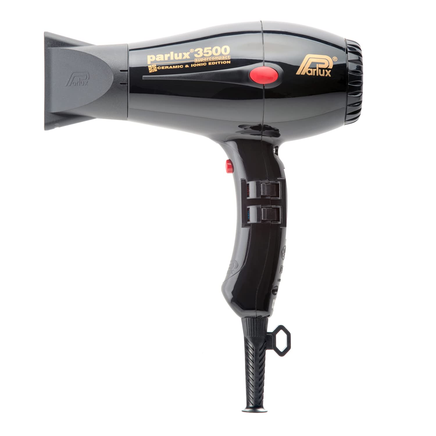 Parlux3500 Super Compact Ceramic And Ionic Edition Hair Dryer, Black (Parlux3500)