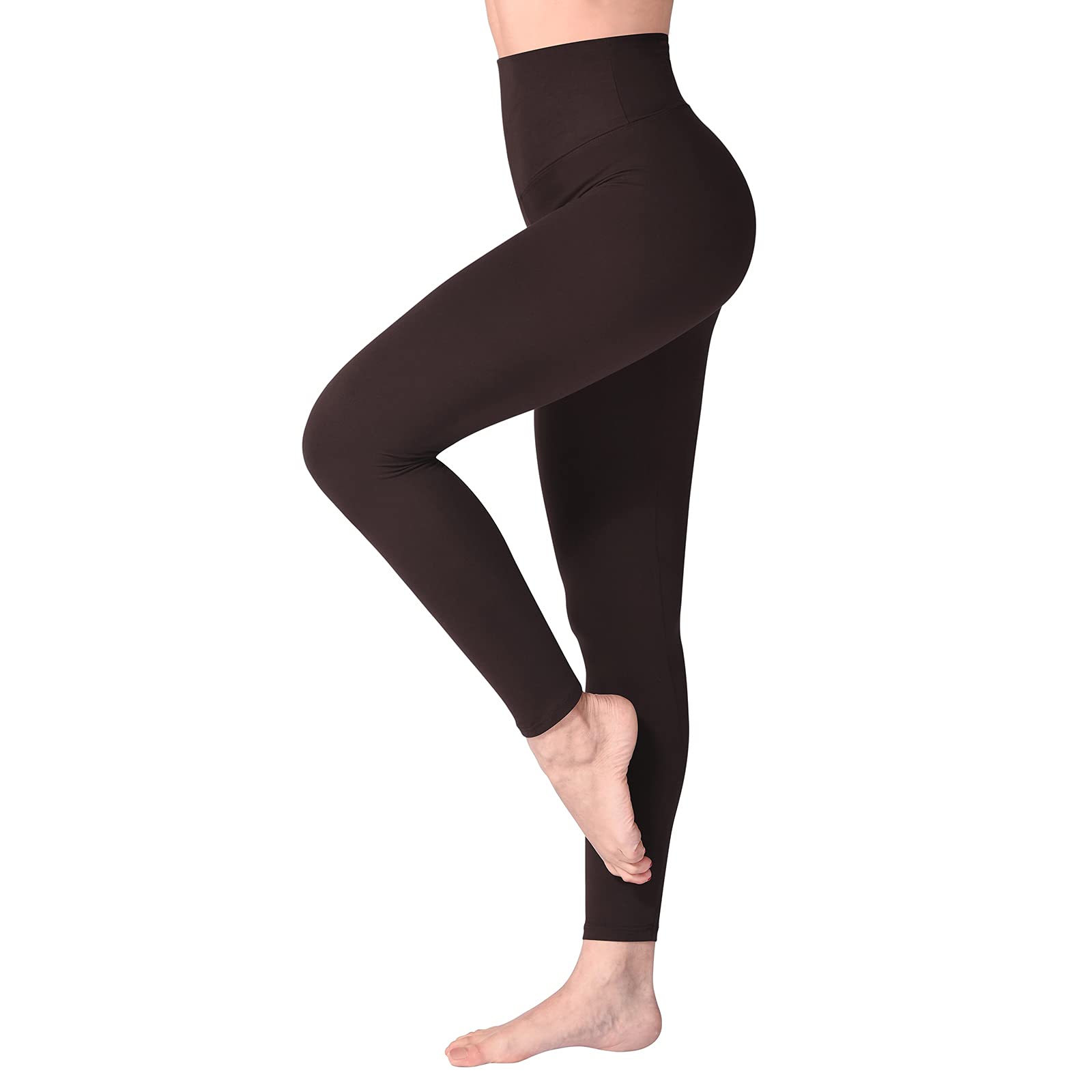 SINOPHANT High Waisted Leggings for Women, Buttery Soft Elastic Opaque Tummy Control Leggings,Plus Size Workout Gym Yoga Stretchy Pants