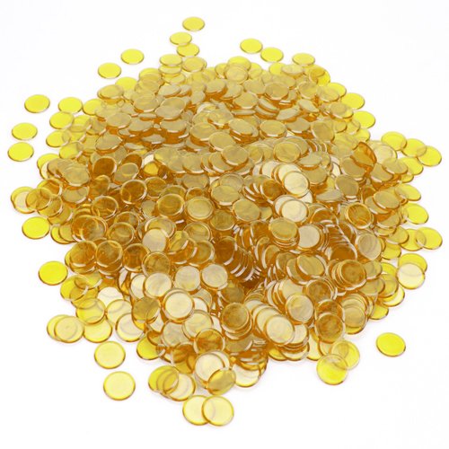 Royal Bingo Supplies 1000 Pack of 3/4-inch Bingo Chips (Yellow)