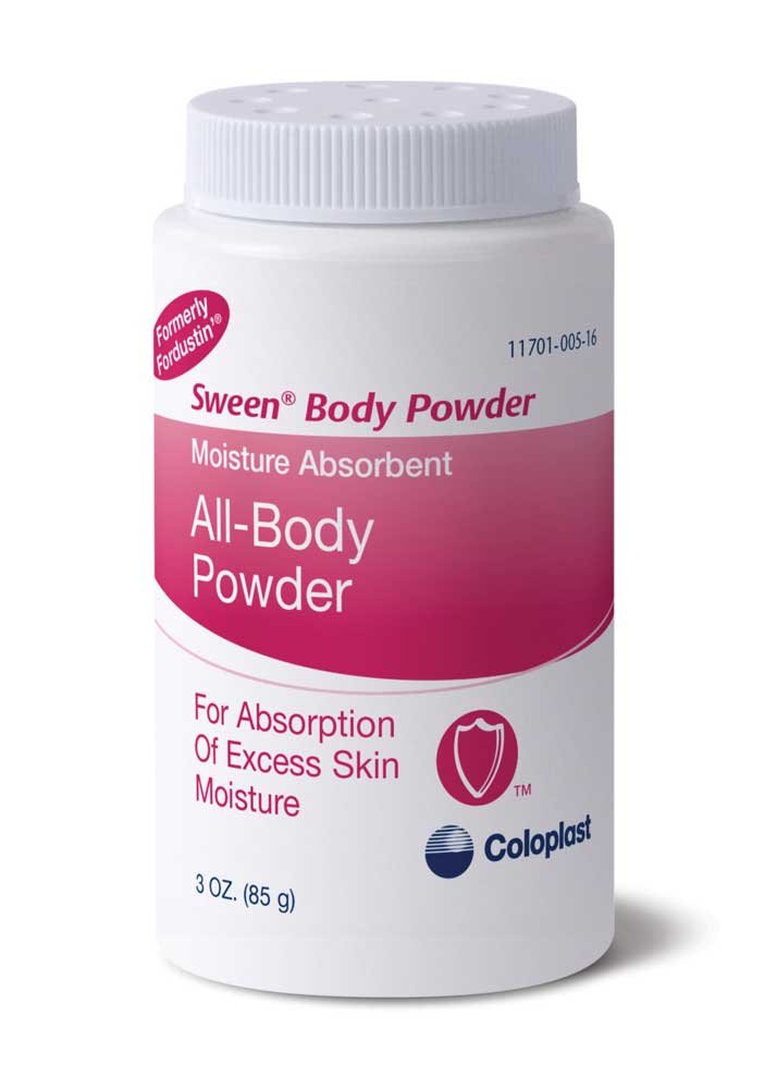 Sween Body Powder All-Body, Absorbs Excess Skin Moisture, 3 Oz. 506 (Case of 36)