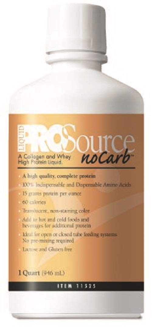 ProSourceNoCarb Liquid Protein 30 Ounce, Neutral (Unflavored) - Case of 4 - Model 11525