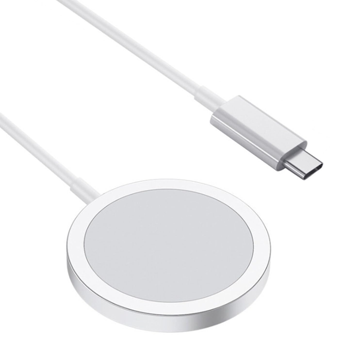 Duracell Apple Wireless Charger [APPLE MFi Certified] 15W Magsafe Wireless Charger iPhone w/ Fast Capability,Type C Wall Charger Pad Compatible w/ iPhone 14/13/12/Plus/Pro/Pro Max/Mini,AirPods Pro