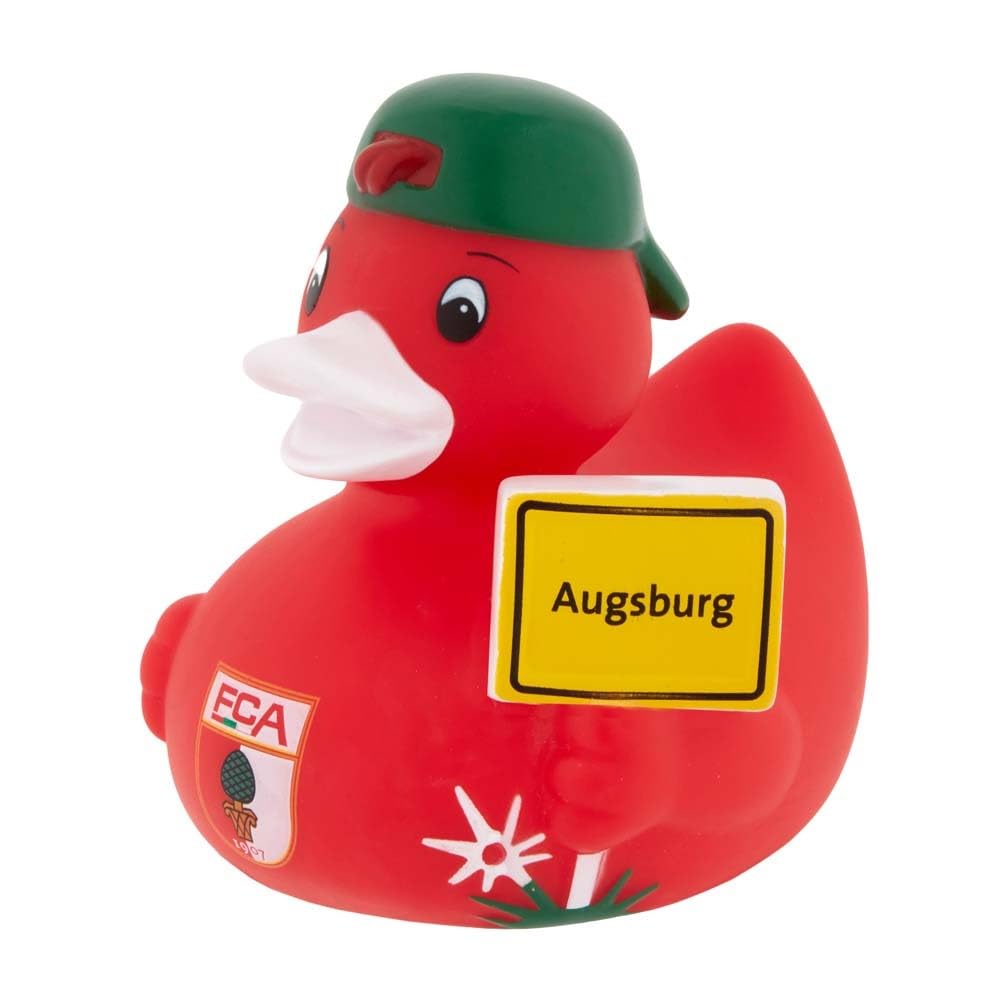 FC AugsburgFCA Bath Duck 9 x 9.5 x 7.5 cm