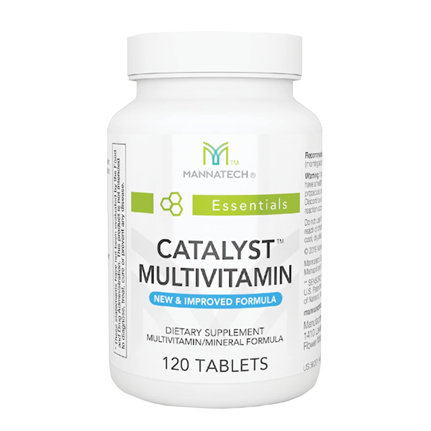 Mannatech Catalyst Multivitamin 120 Tablets, Maximize Your Multivitamin. Provides Antioxidants Vitamin A, Vitamin C, and Vitamin E, Now with Ashwagandha to Support You Physically and Emotionally