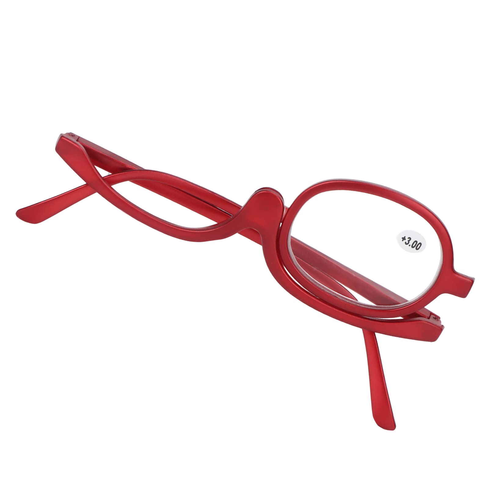 Magnifying Makeup Glasses, Stylish Acrylic Magnifying Eye Makeup Glasses for Daily Wear +3.00