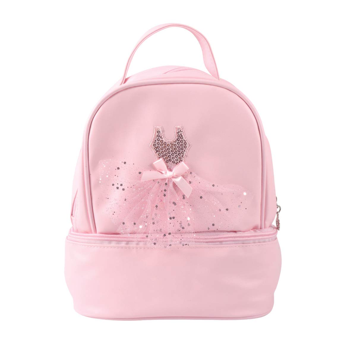 TENDYCOCOChildren's Backpack, Ballet Backpack, Ballet Bag for Latin Ballerina for Girls, pink, 25 * 20CM, Kids' Backpacks