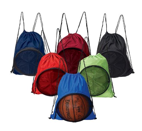 Superdeals Store Sport Ball Drawstring Backpack- (Lime)