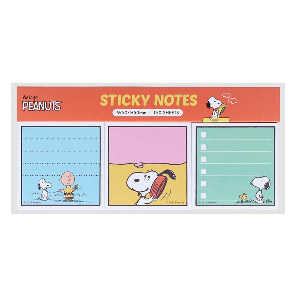 SUN-STARStationery S2840219 Snoopy Sticky Notes, Memo Pad, Snoopy