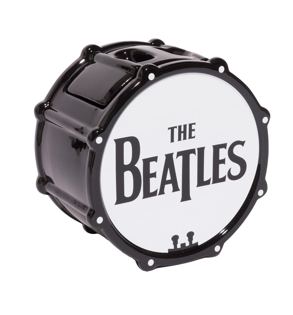 Half Moon Bay The Beatles Drum Ceramic Shaped Cookie Jar, BISBTS01