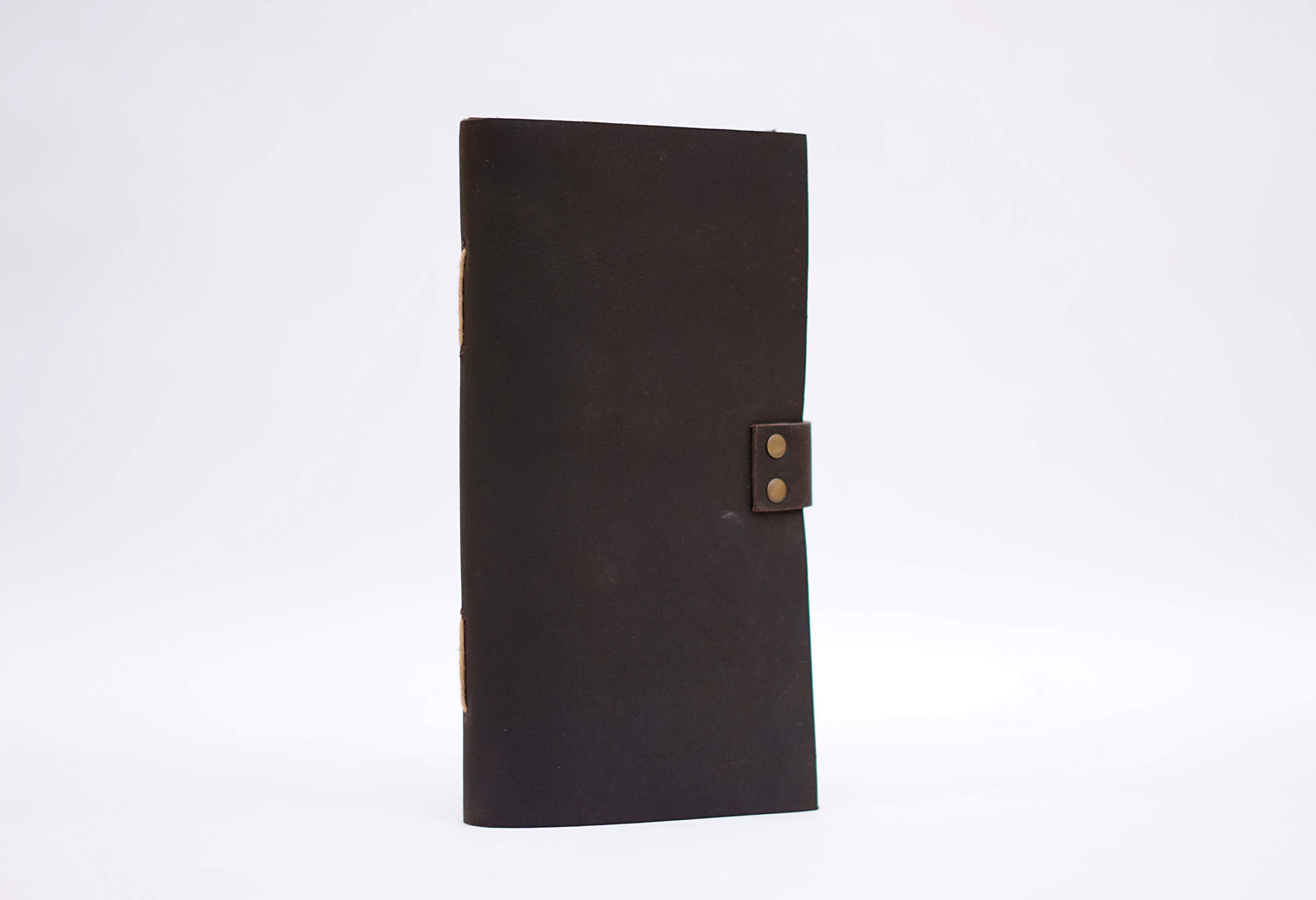 CRAFAT brown leather personal handmade notebook tree design (Design 3)