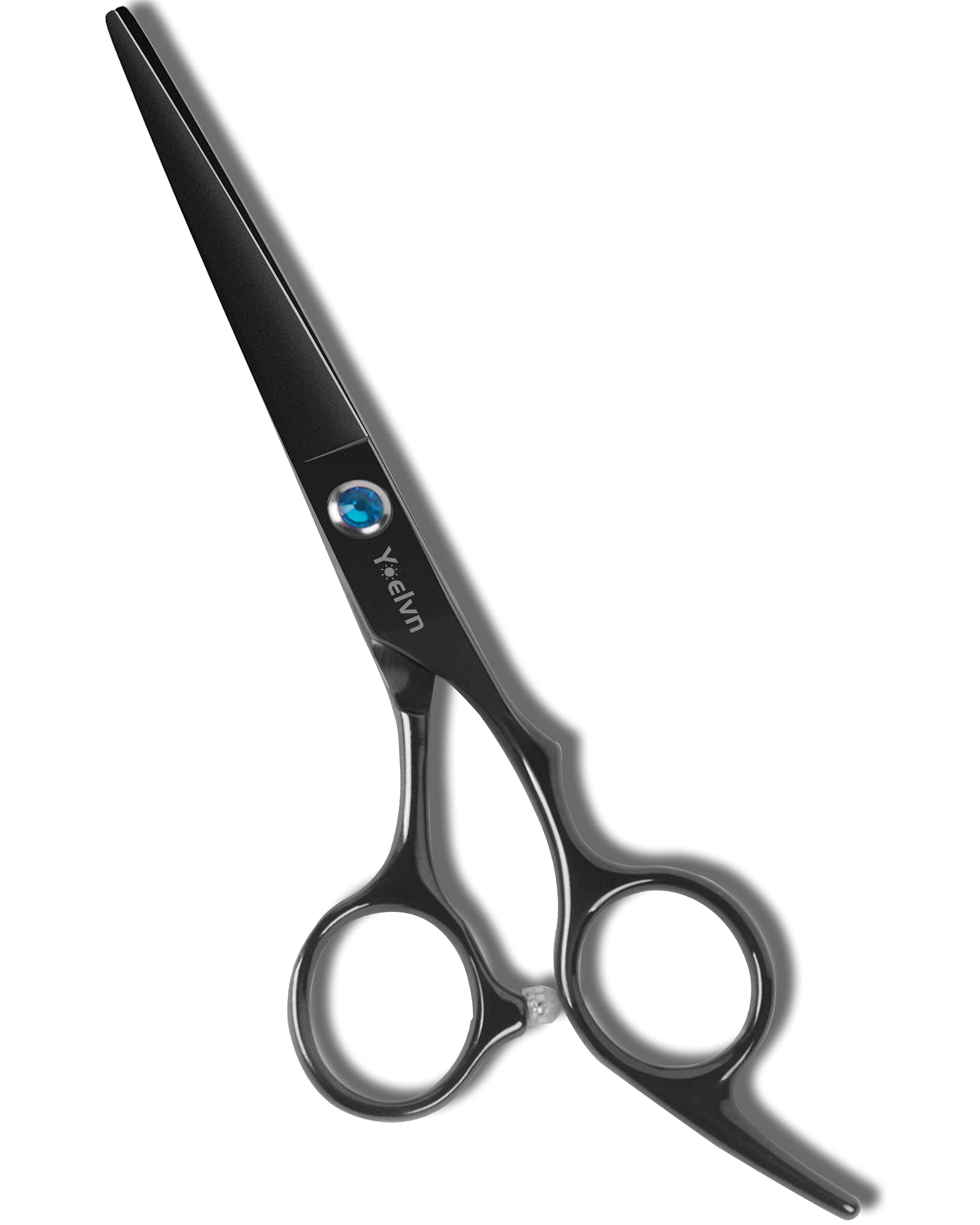 Hair Cutting Scissors Razor Barber for Haircut Matte Black 6.5 Hair Shears YOELVN Super-Sharp Hair Scissors Professional for Man Woman Adults