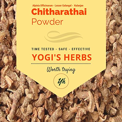 Chitharathai Powder (Alpinia Officinarum/Kulanjan) 1 Lb Fresh & Pure 16.0 Ounce (Pack of 1) Brown