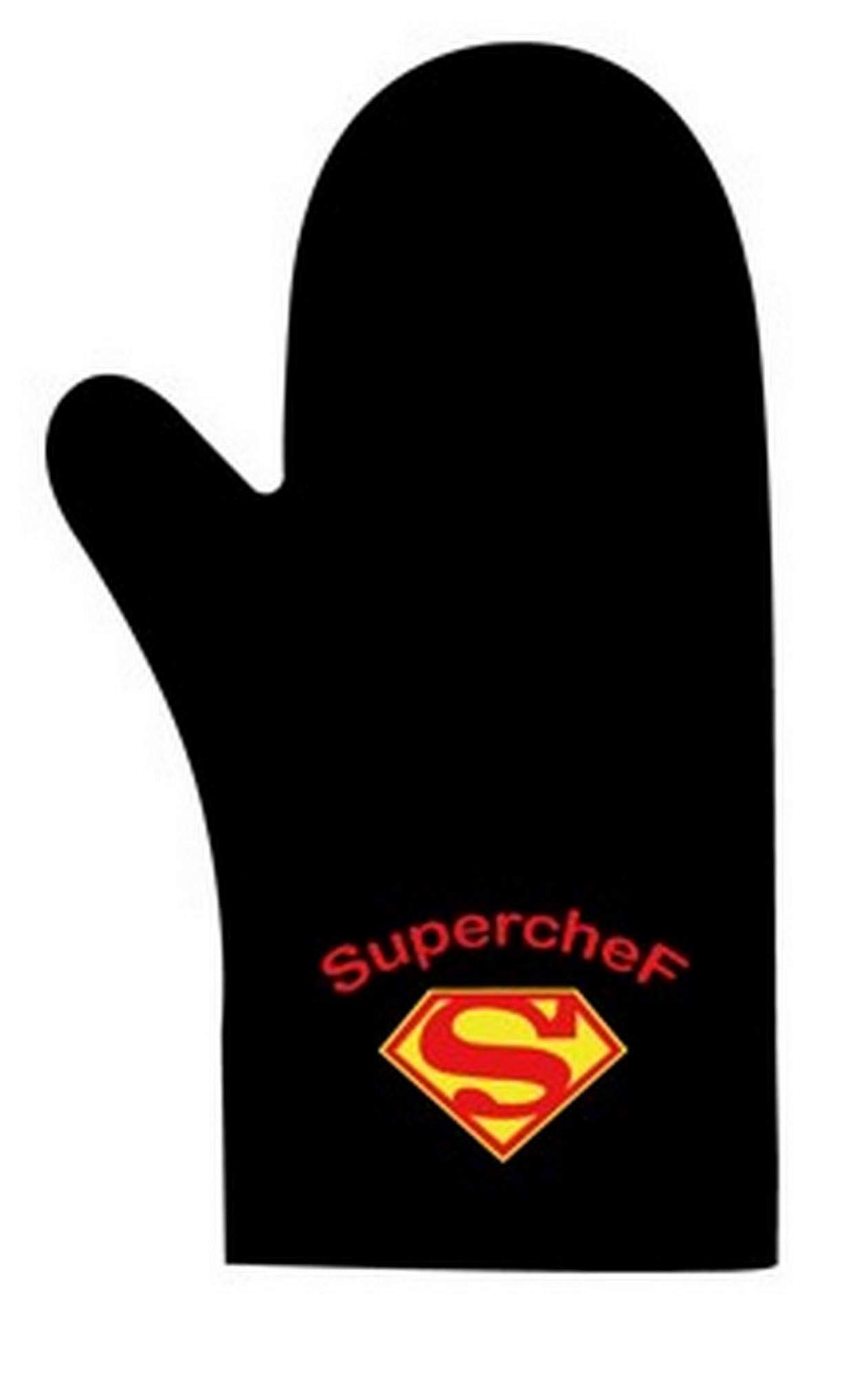 Iconic Aprons Oven glove novelty themed kitchen or barbecue (Superchef)