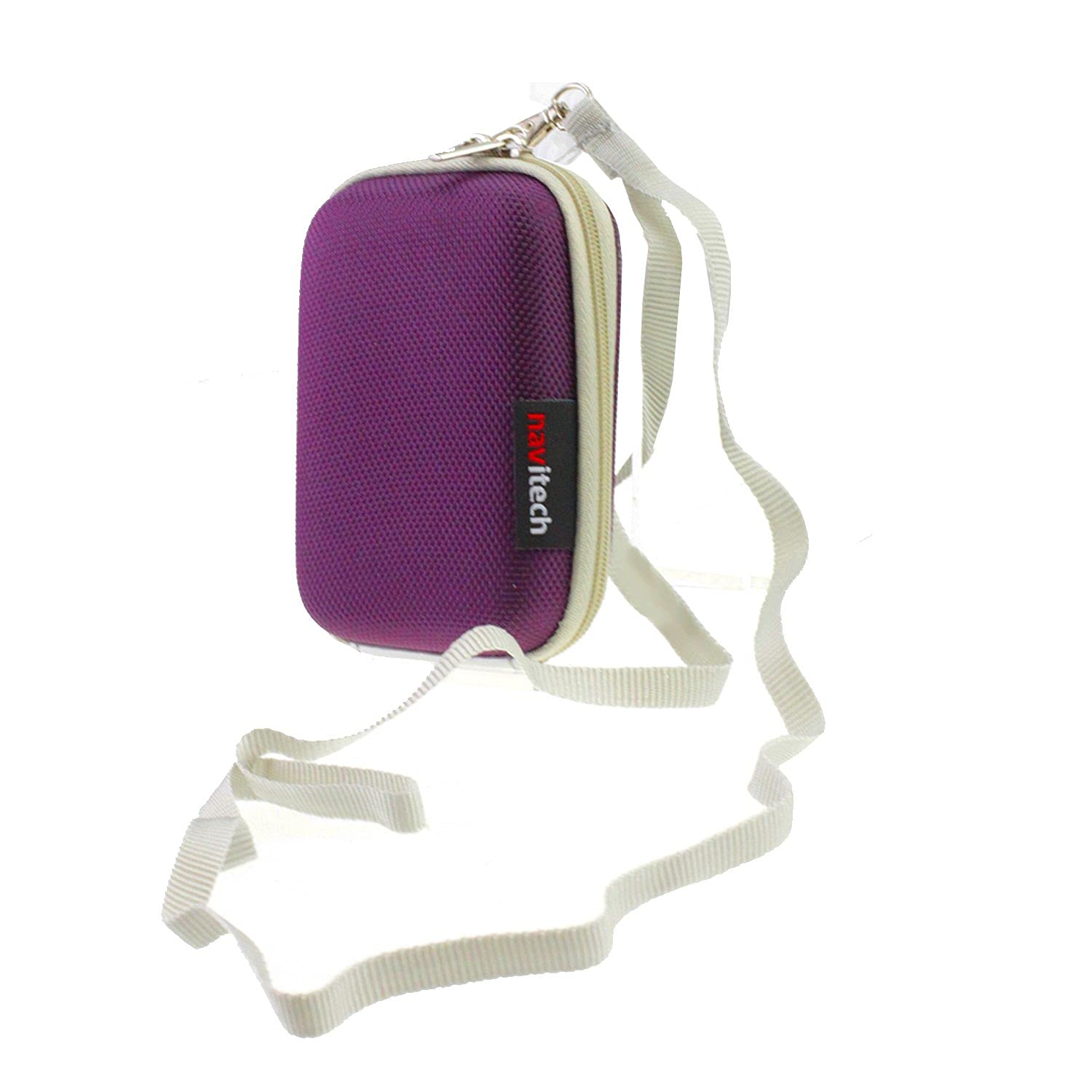 Navitech Purple Hard Carry Case Compatible With The BACtrack Scout Breathalyzer