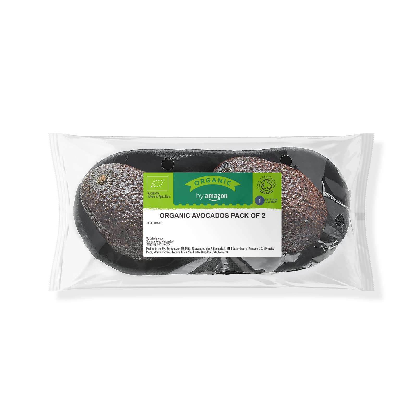 by Amazon Organic Avocados, Pack of 2, Small